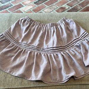 Purple Ruffle Tiered Skirt